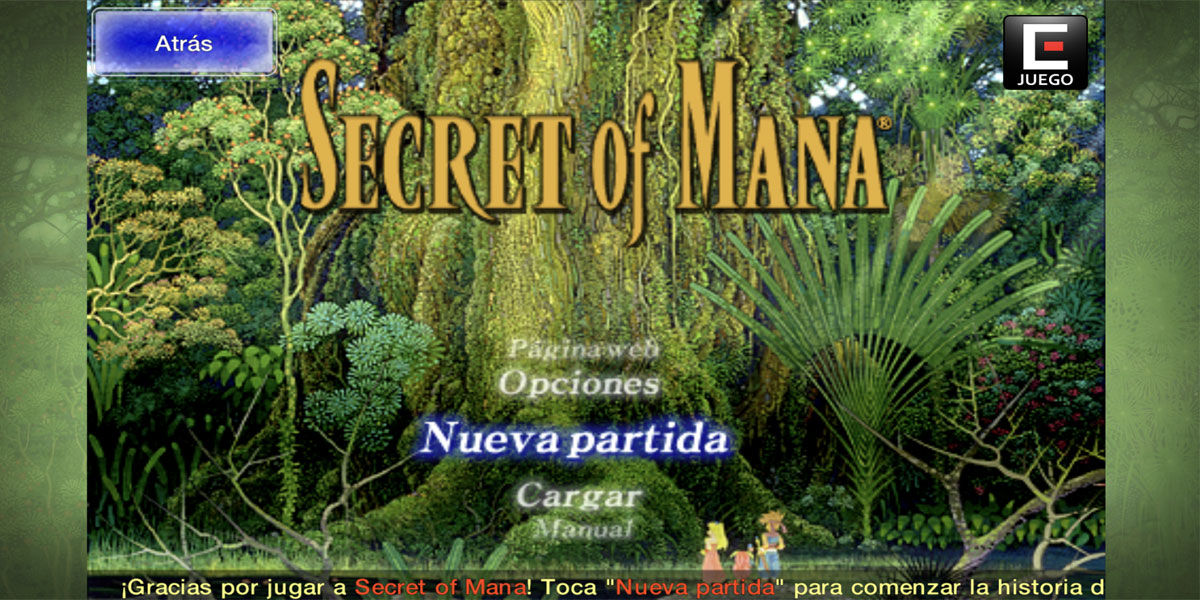 Secret of Mana: disponible en la Play Store para Android
