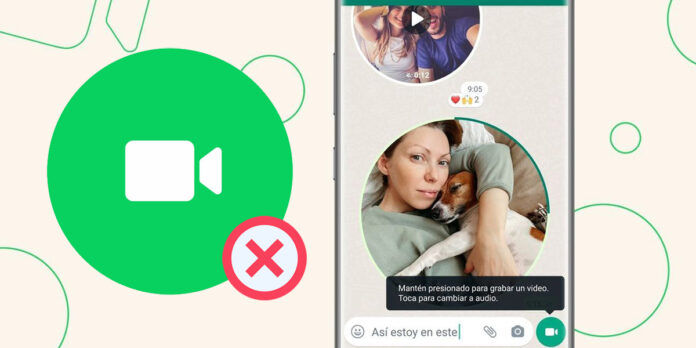 Los audios con vídeo de WhatsApp no funcionan, por qué y solución