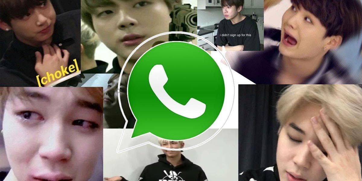 Los mejores packs de pegatinas del grupo coreano de Kpop BTS para WhatsApp