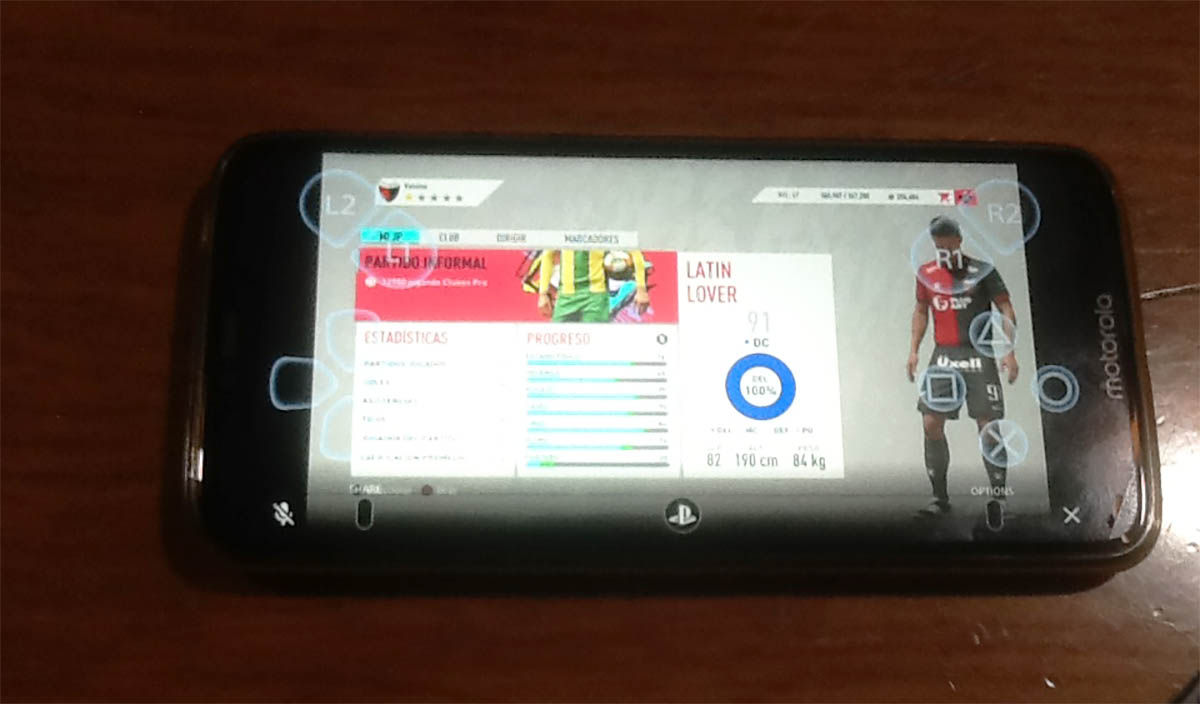 Mando a distancia movil Android PS4
