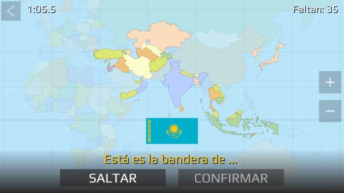Mapa del mundo Quiz prueba tus conocimientos de banderas y capitales
