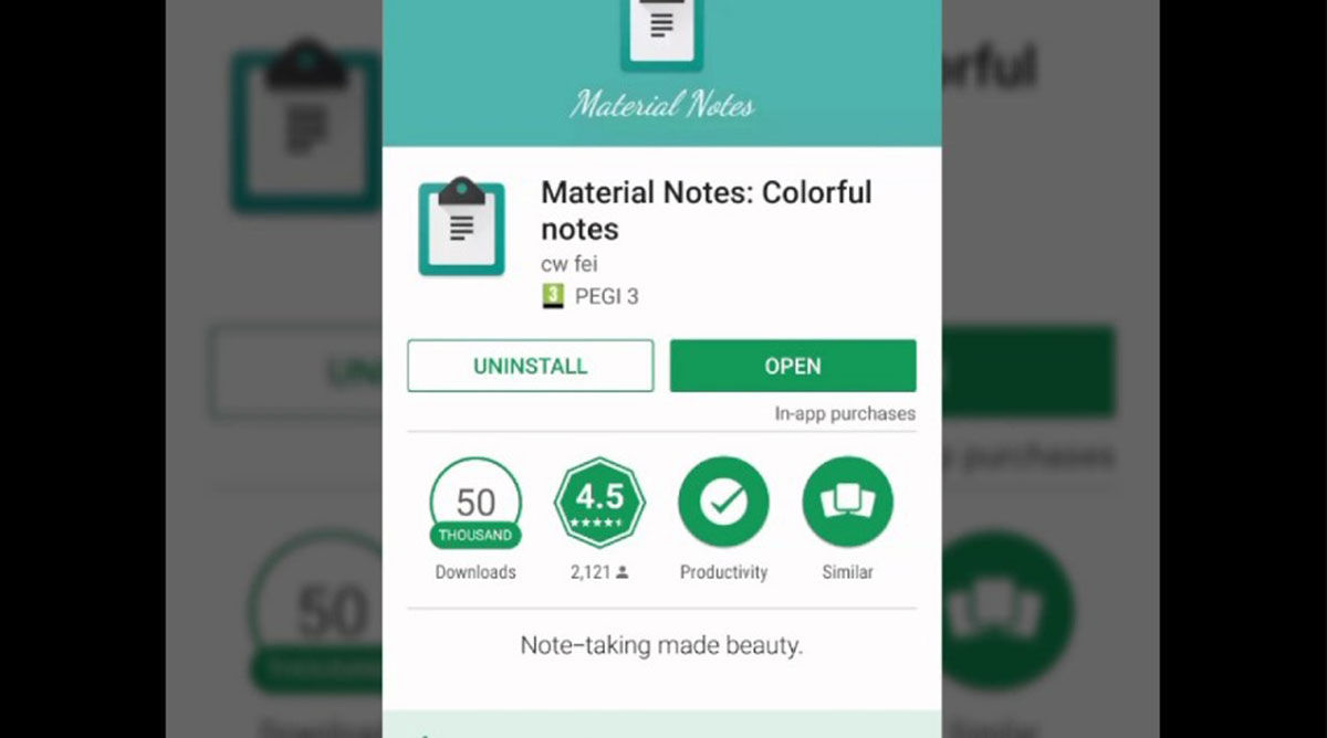 Material Notes