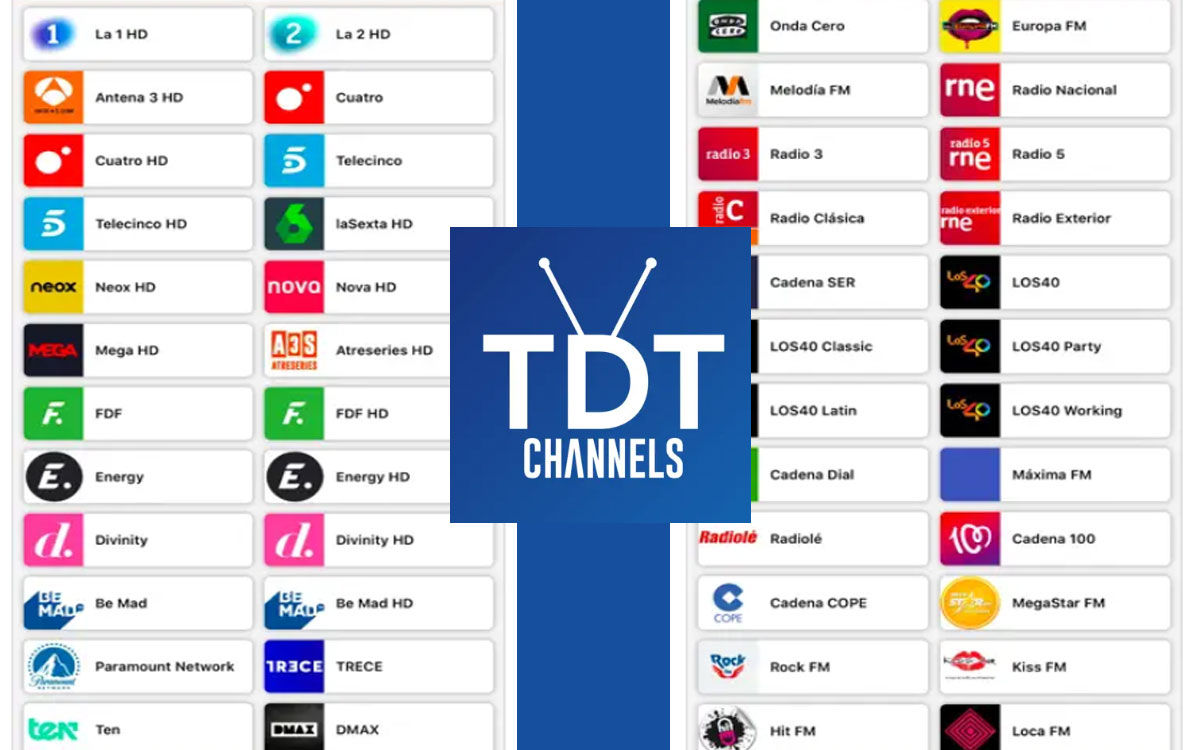 TDT Channels
