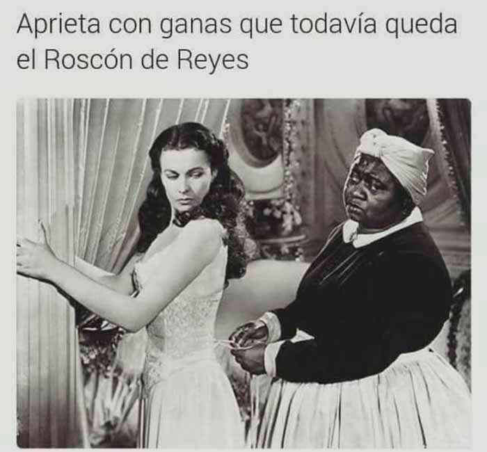 Meme Reyes Magos roscón de Reyes 2022