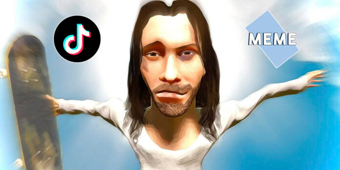 Meme de Jesus en Skate TikTok significado