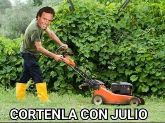 Meme de Julio Iglesias