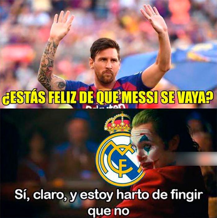 Messi se va del Barcelona Meme Real Madrid