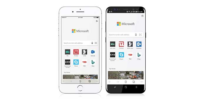 Microsoft Edge Mobiel para Android e iOS