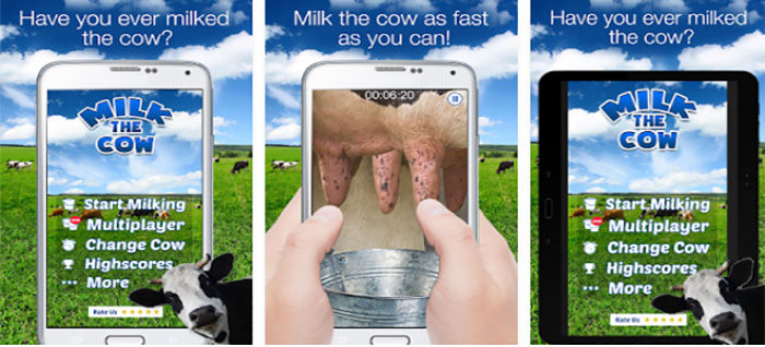 Milk the cow para Android