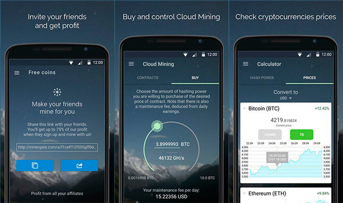 Minergate minar bitcoin app Android 2