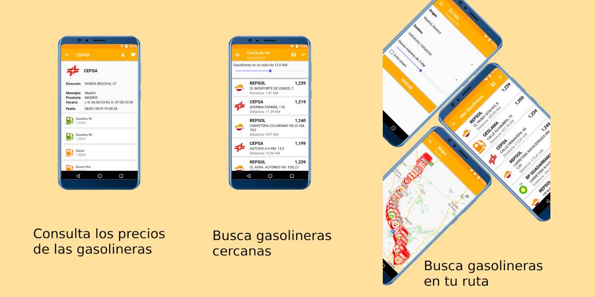 Mis gasolineras España app