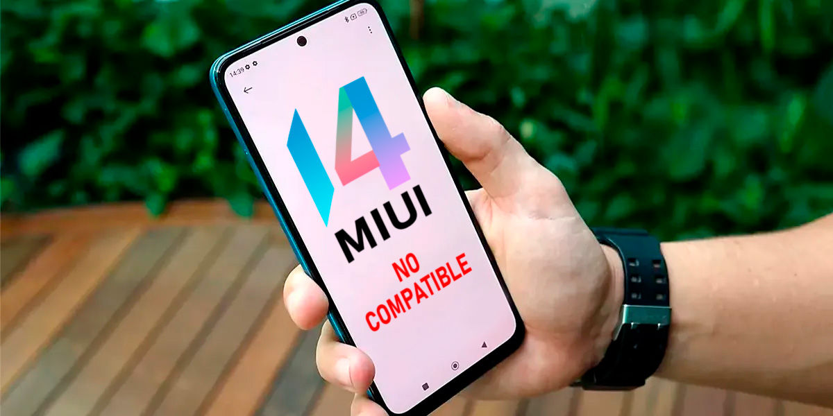 Moviles no compatibles con MIUI 14