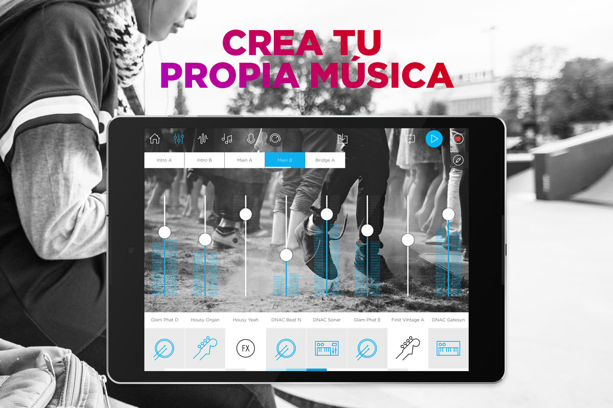 Una de las aplicaciones para crear beats gratis es Music Maker JAM: Beatmaker app