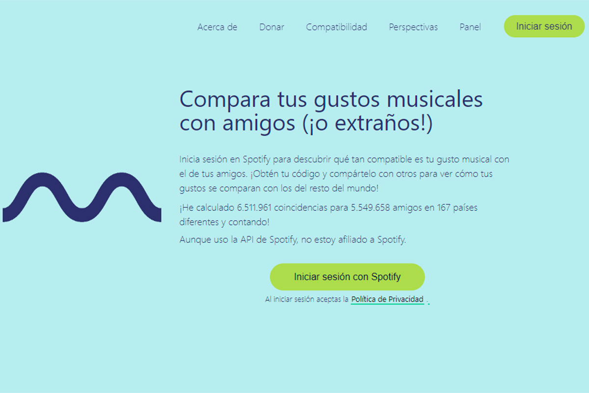 Musictaste.space: compara tus gustos musicales con amigos