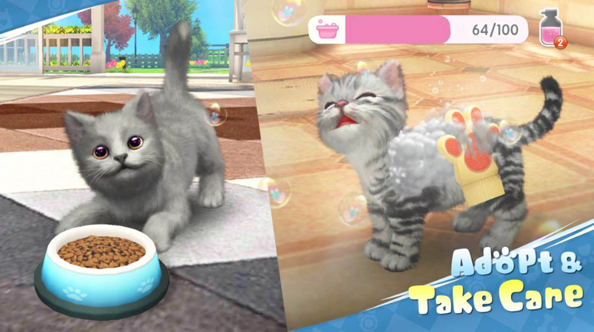 5 juegos de cuidar gatos o perros para Android