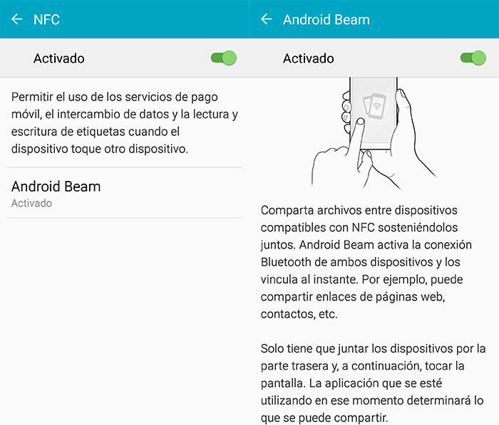 NFC Android Beam