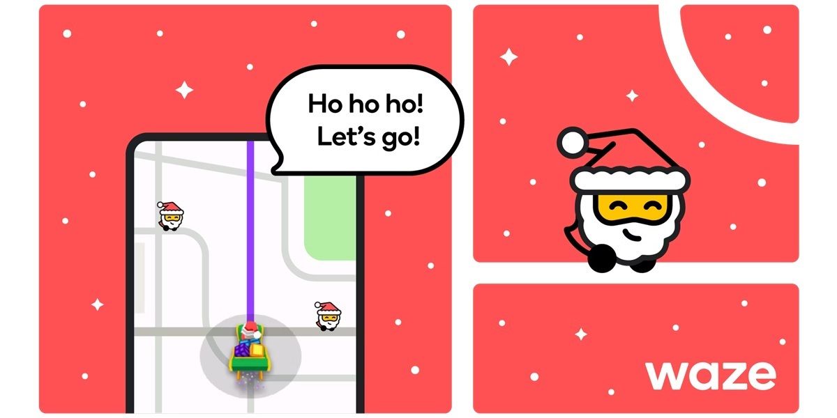 Navidad llego a Waze como activar la version navidena de la app