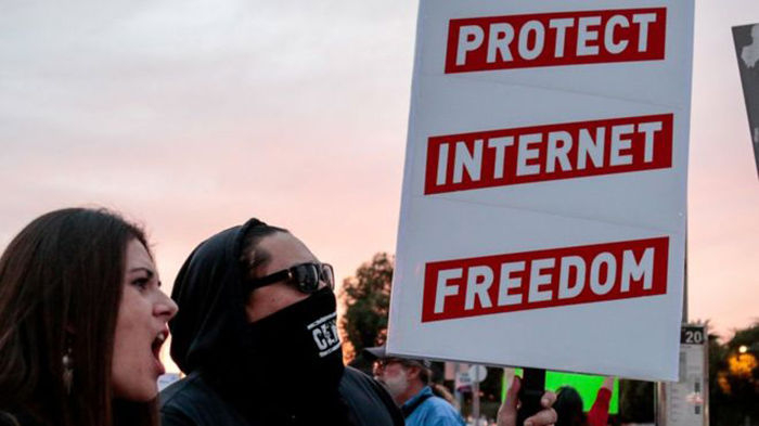 Neutralidad Internet manifestacion