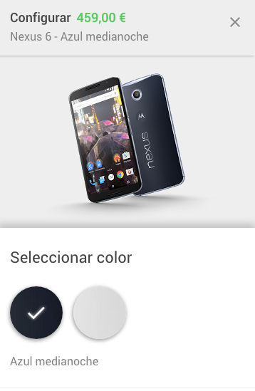 Nexus 6 baja de precio en Google Store