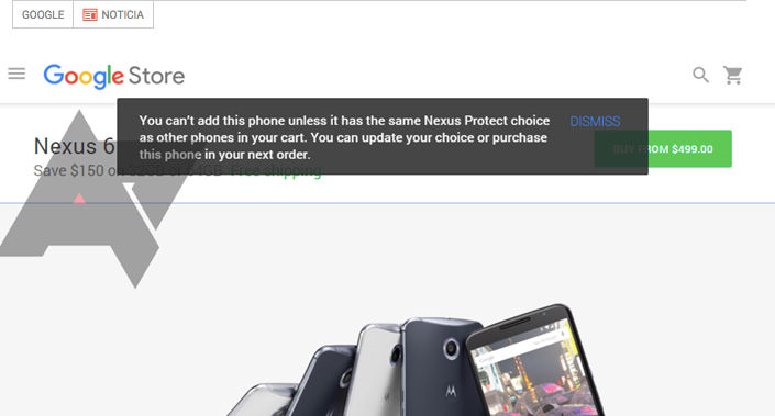 Nexus Protect aparece en Google Store