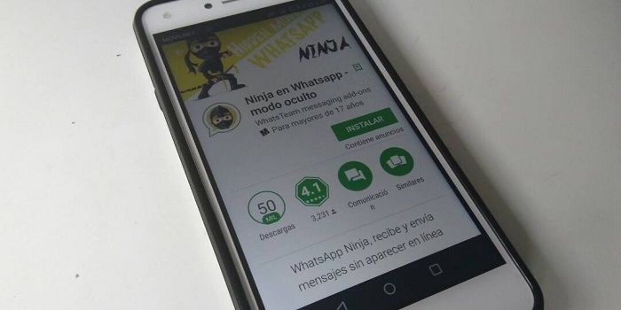Ninja en WhatsApp app leer mensajes