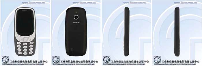 Nokia 3310 4G TENAA