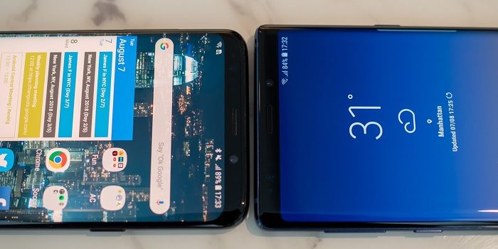Note 9 vs Galaxy S9 Plus