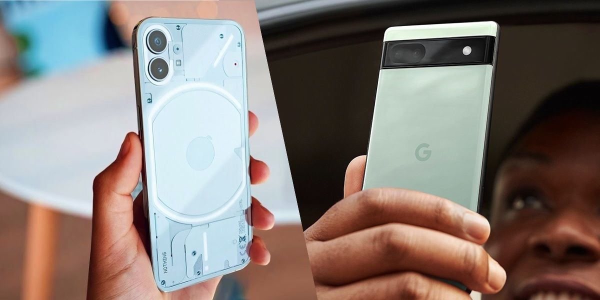 Nothing Phone 1 vs Google Pixel 6a se busca el mejor gama media