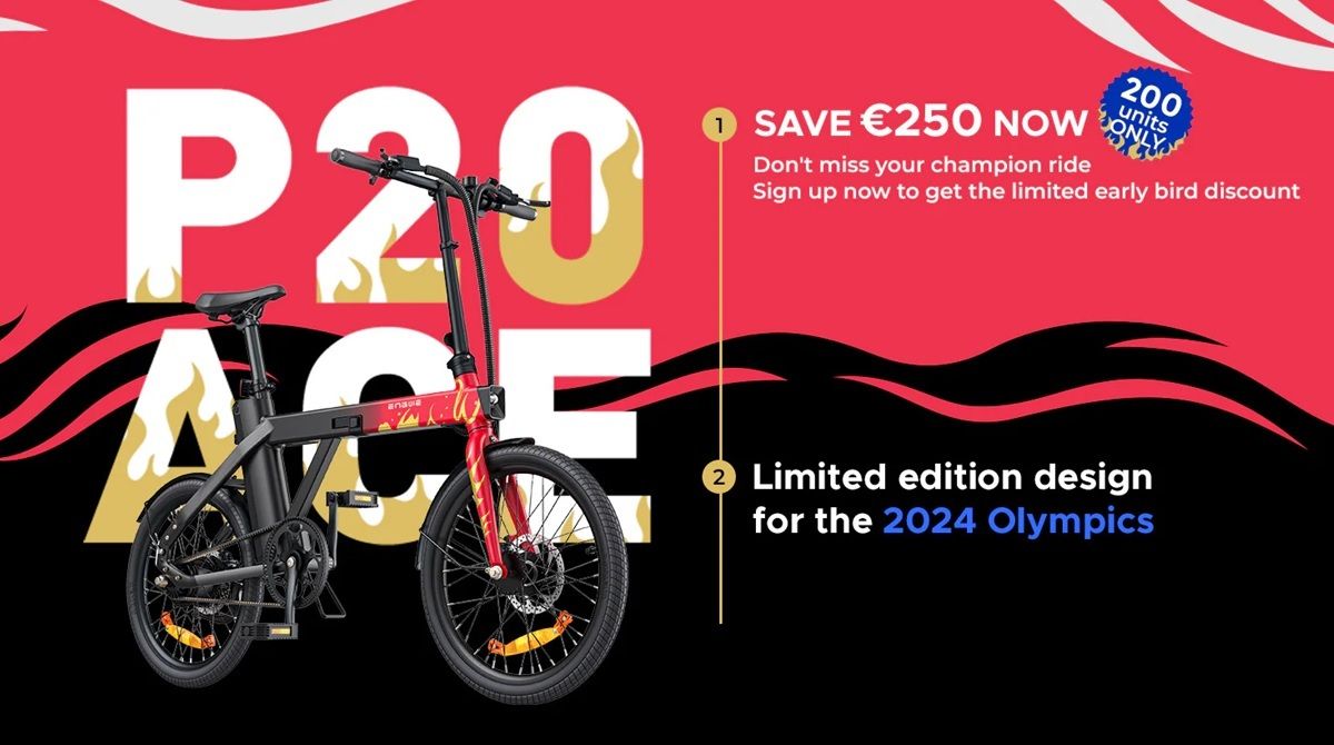 Oferta especial llevate la ENGWE P20 Ace Olympic Limited Edition por 250 euros menos 