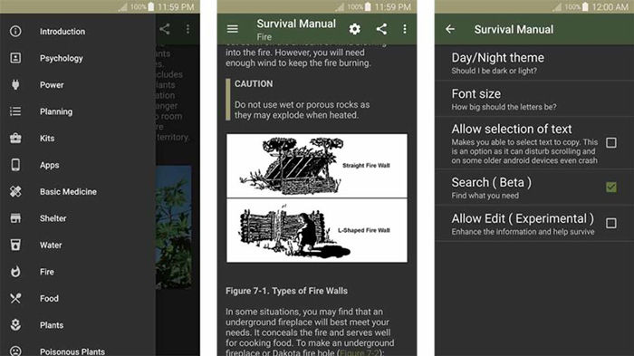 Offline Survival Manual para Android