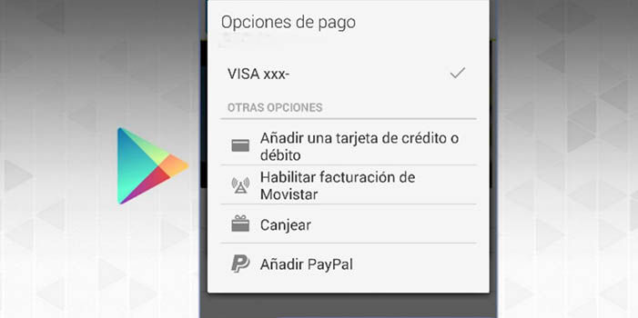 Pagar con operador en Google Play