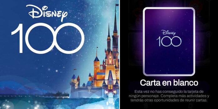 Para qué sirven las cartas en blanco de Disney 100 en TikTok