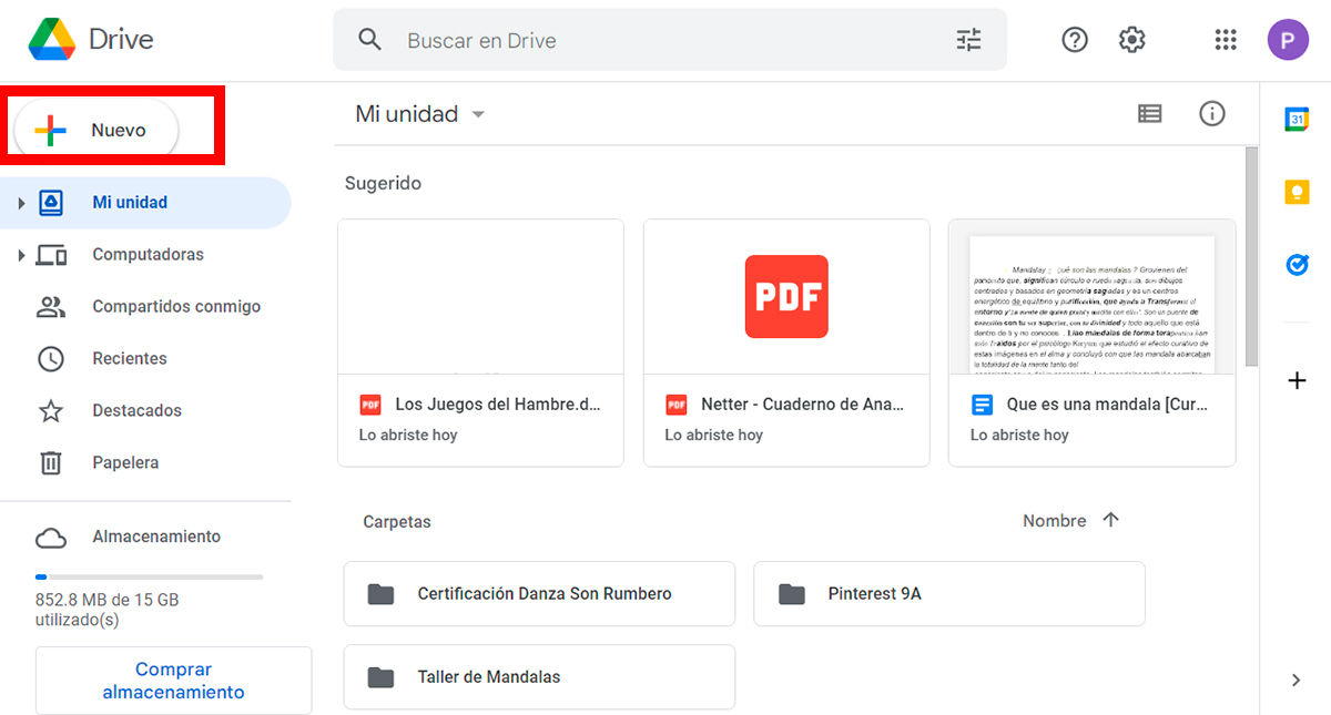 Paso 2 Como convertir archivos PDF a Word utilizando Google Drive en tu ordenador