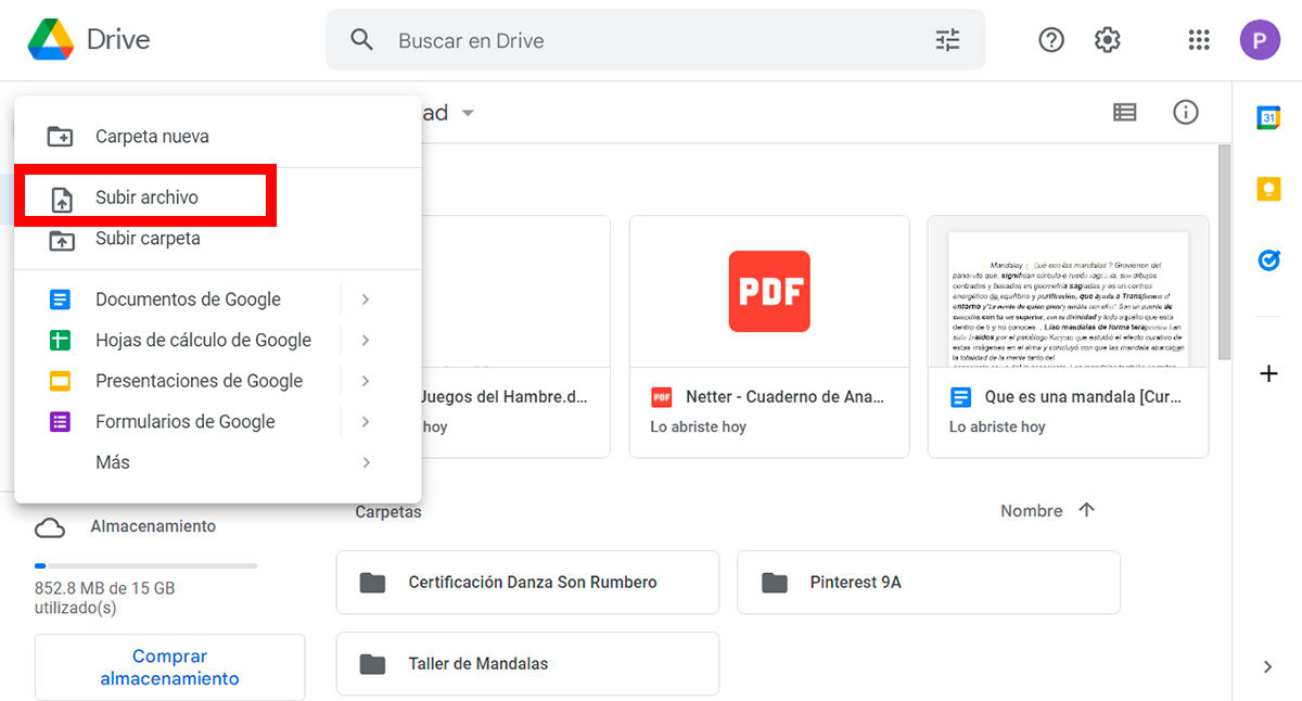 Paso 3 Como convertir archivos PDF a Word utilizando Google Drive en tu ordenador