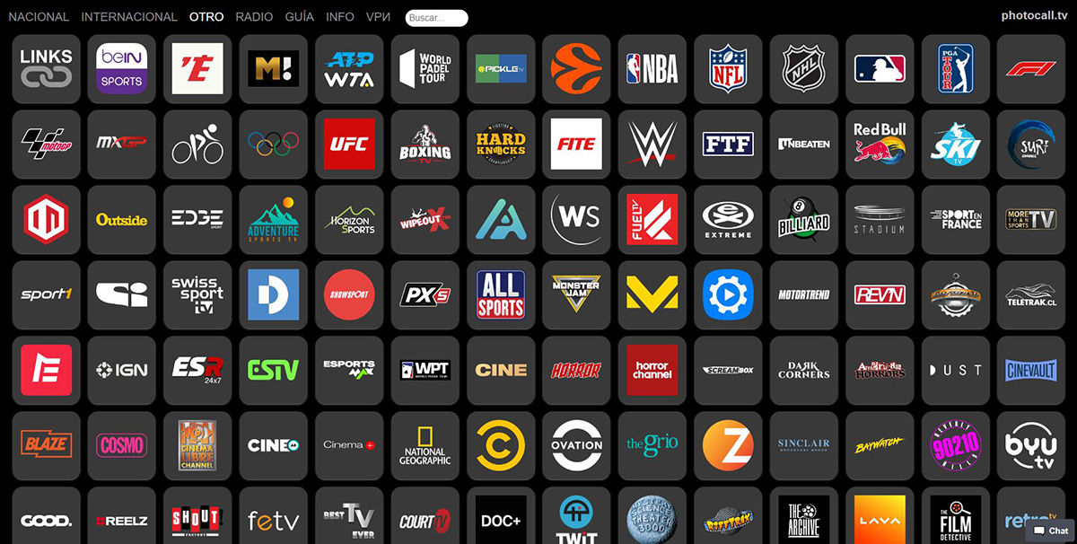 Photocall.TV, la opción perfecta para hacer streaming de canales de TV nacional e internacional