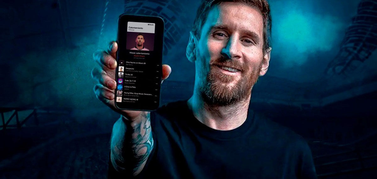Playlist de Messi en Spotify