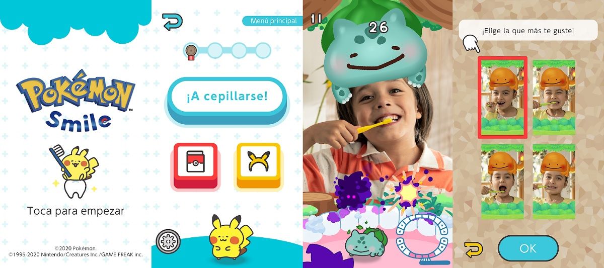 Pokemon Smile, la nueva app para que los niños aprendan a cepillarse los dientes
