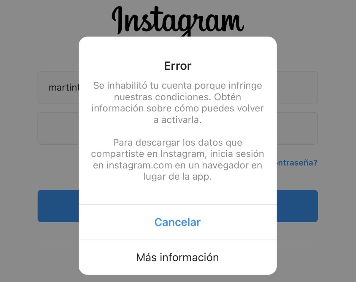 Por que Instagram me ha desactivado la cuenta todas las posibles causas de la inhabilitacion