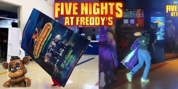 Por que se roban posters y carteles de la pelicula Five Nights at Freddys FNAF en los cines contexto