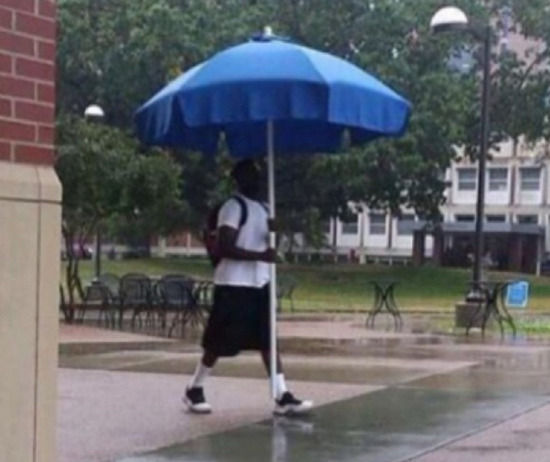 Por si un paraguas no es suficiente