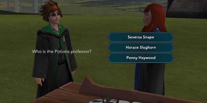 Preguntas en Harry Potter Hogwarts MIstery