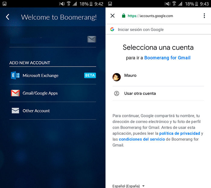 Programar email en Gmail Android Paso 2