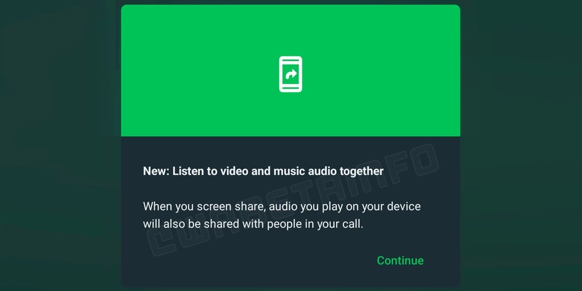 Pronto podras escuchar musica y ver pelis con amigos en WhatsApp