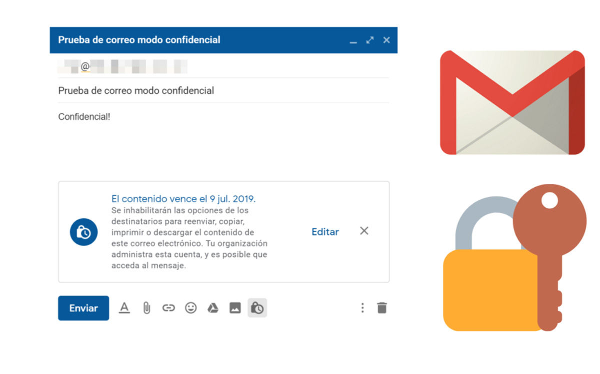 Qué es el modo confidencial en Gmail