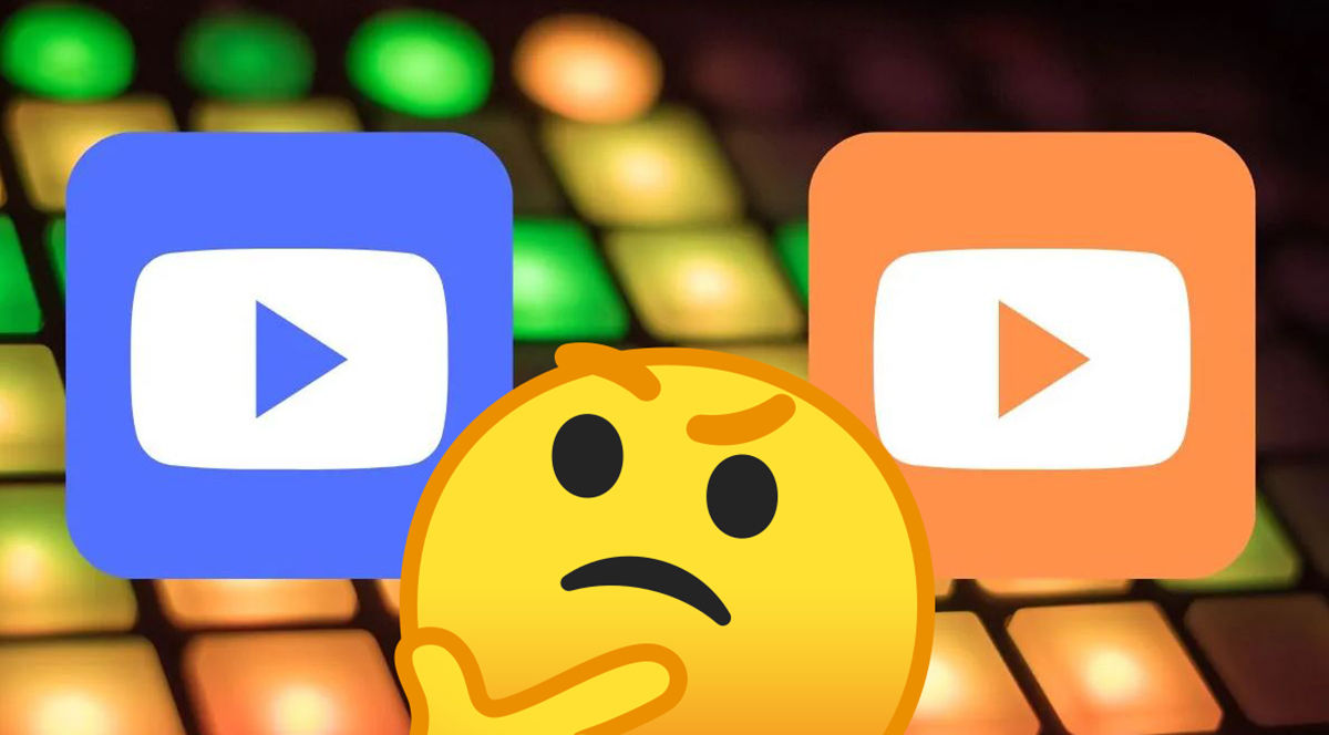 Qué significa YouTube Naranja y YouTube Azul