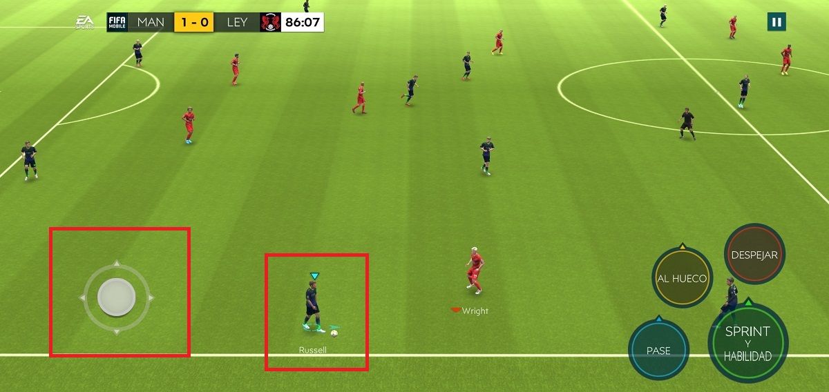Permanecendo estático no FIFA Mobile