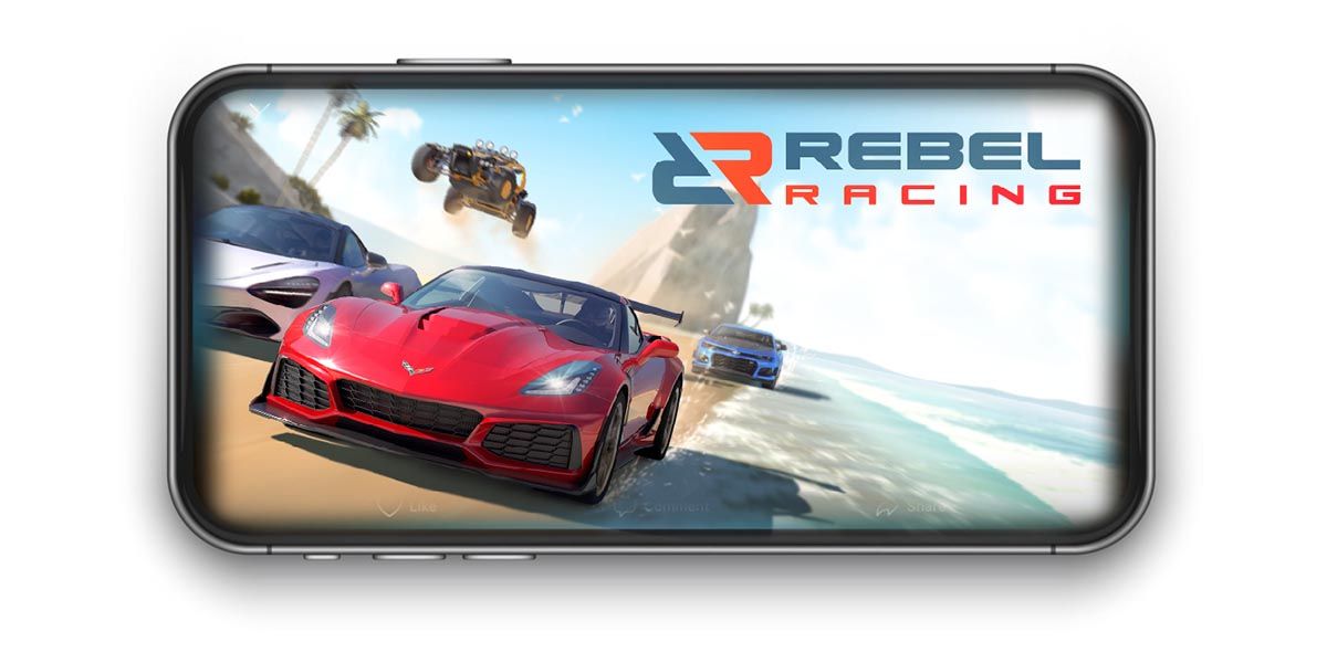 Rebel Racing simulador de conducción principal