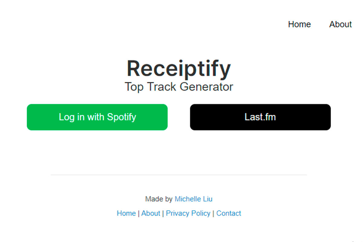 Receiptify: preferencias musicales en Spotify