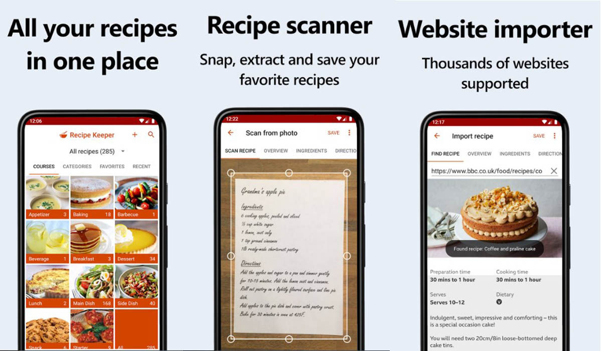 Recipe Keeper app