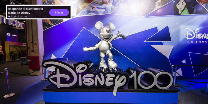 Respuestas del cuestionario del 1 de noviembre de Disney 100 en TikTok